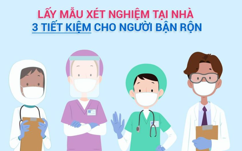 Những lợi ích của dịch vụ lấy mẫu xét tại nhà